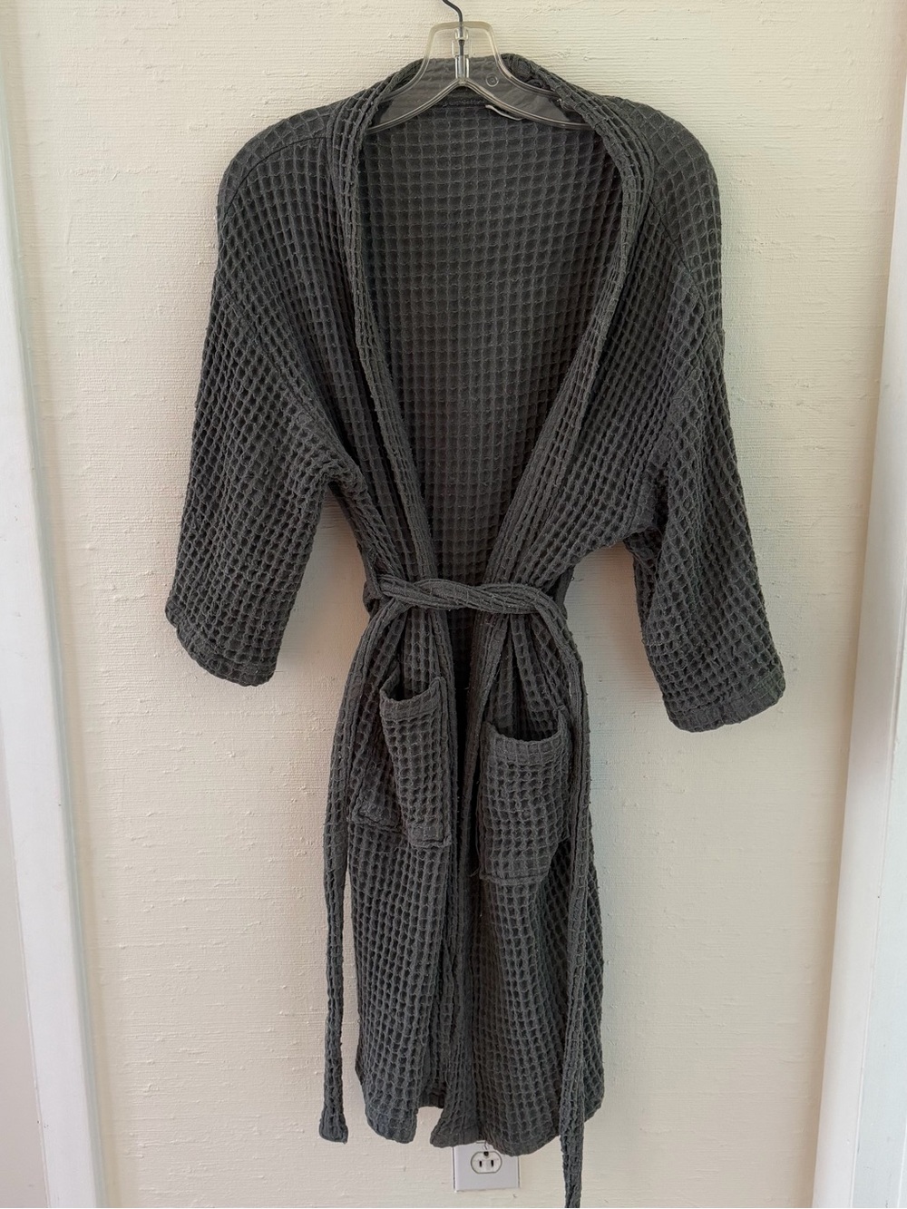 Waffle knit Cotton Robe